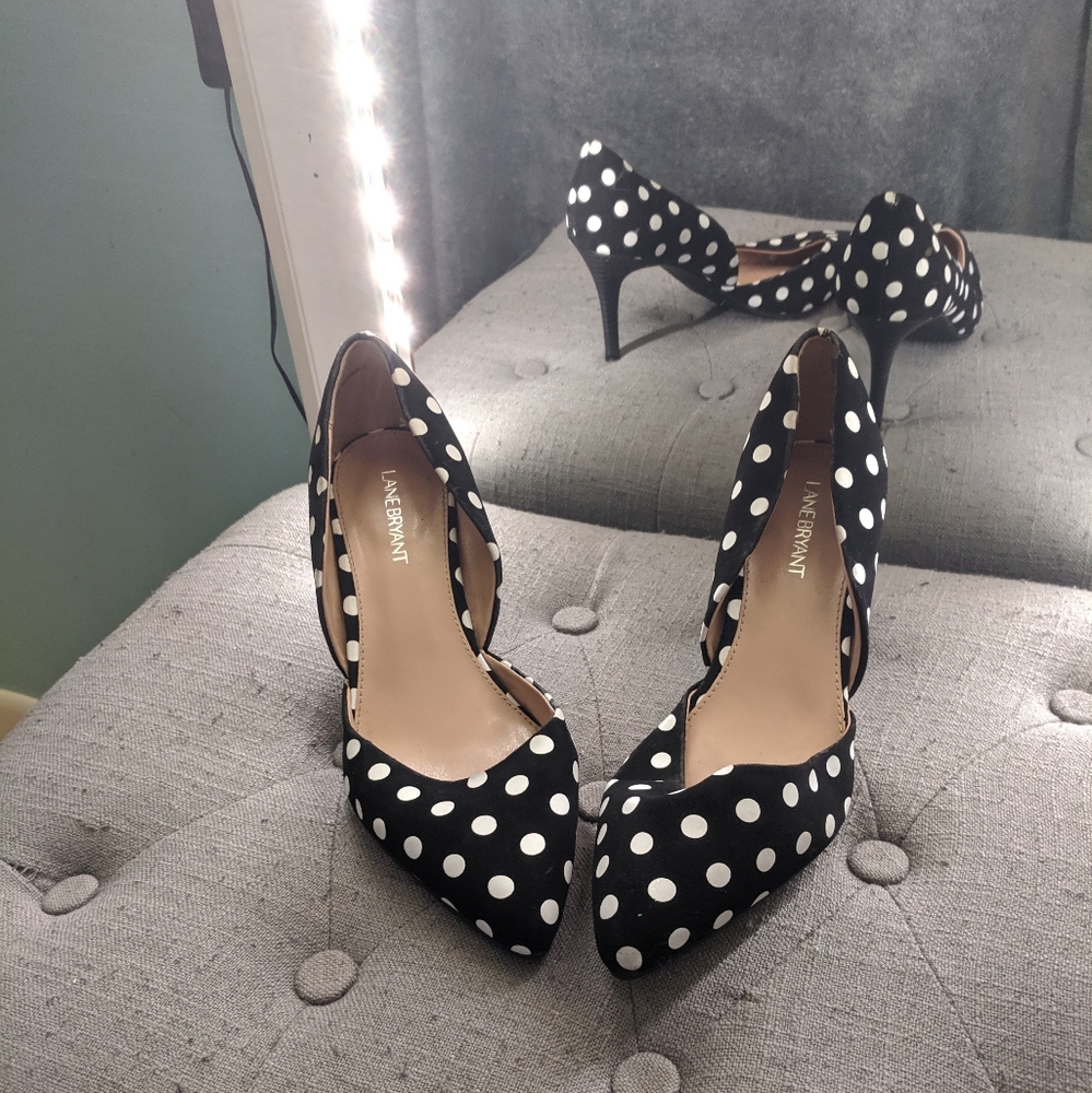 Polka Dot Lane Bryant heels